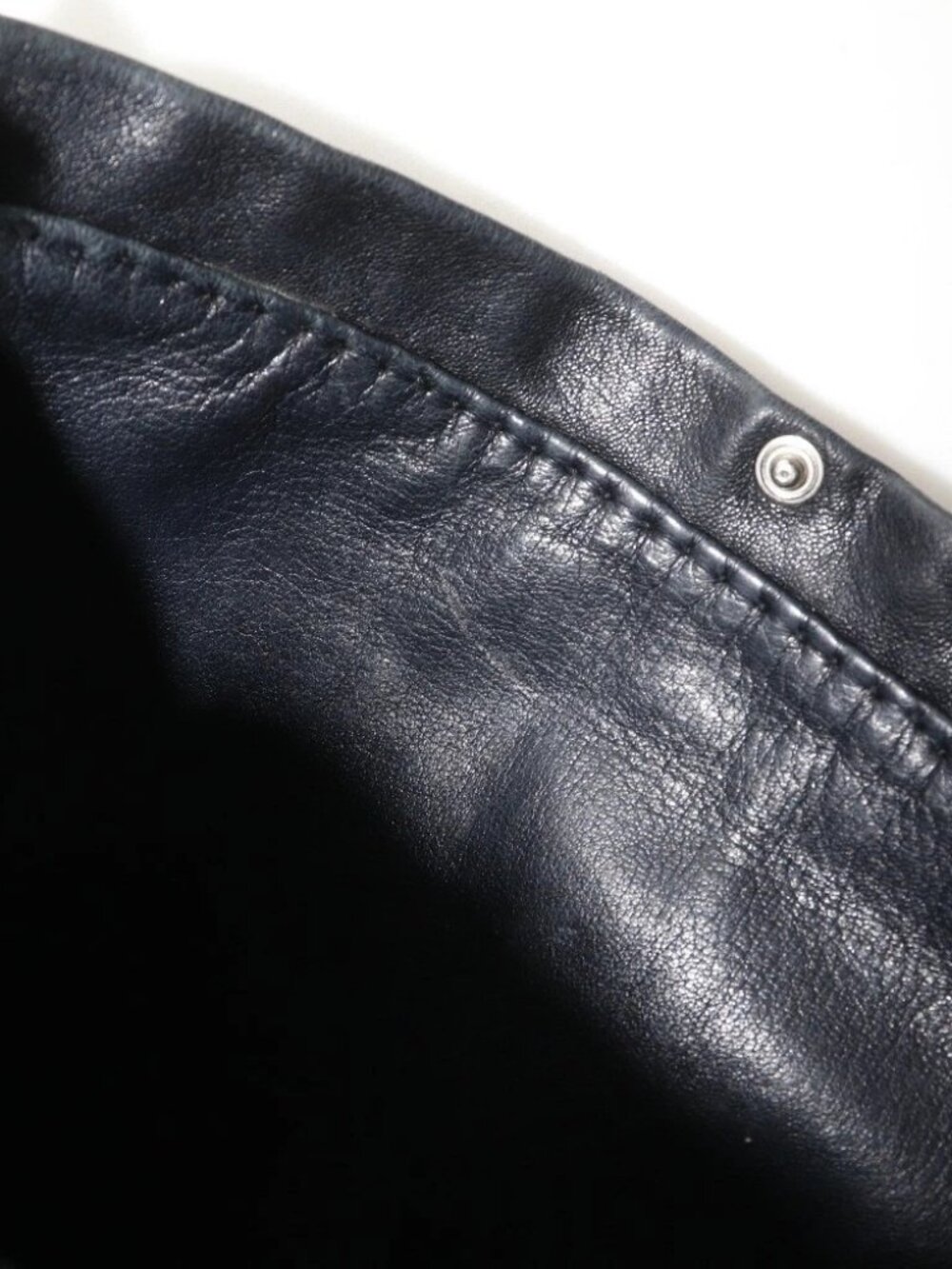 HERMES Toudu Shoulder Bag black leather Women - Picture 6 of 12